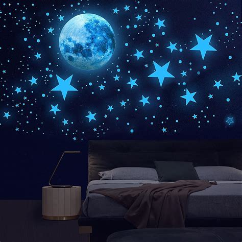 glow in the stars for ceiling|glowing star stickers for ceiling.